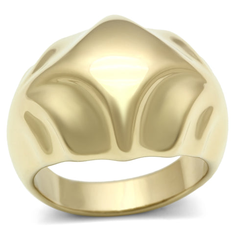 GL327 - Brass Ring IP Gold(Ion Plating) Women No Stone No Stone