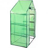 Portable 4 Tier Walk-in Plant Greenhouse with 8 Shelves