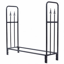 4 Feet Outdoor Heavy Duty Steel Firewood Wood Storage Rack