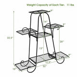 7 Tier Metal Patio Plant Stand