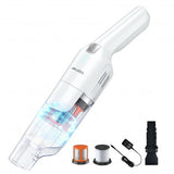 Lightweight Handheld Vacuum Cleaner Cordless Battery Powered Vacuum-White