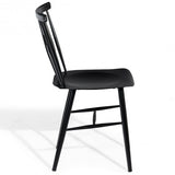 Set of 2 Modern Dining Chairs with Backrest
