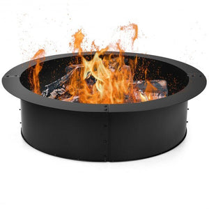 36 inch Round Steel Fire Pit Ring Line for Outdoor Backyard