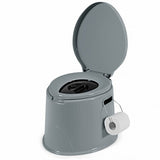 Portable Travel Toilet with Paper Holder for Indoor/Outdoor