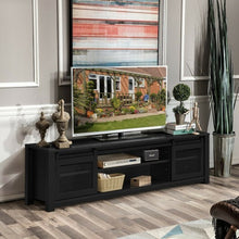 TV Stand Entertainment Center for TV's up to 65 Inch with Adjustable Shelves-Brown