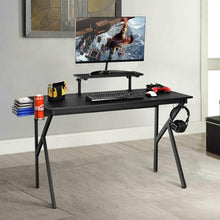 Gaming Desk Computer Desk with Cup Holder and Headphone Hook