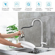 Touchless Kitchen Faucet with 360? Swivel Single Handle Sensor and 3 Mode Sprayer