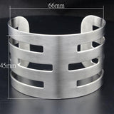 LO1948 - Stainless Steel Bangle High polished (no plating) Women No Stone No Stone