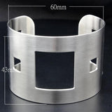 LO1954 - Stainless Steel Bangle High polished (no plating) Women No Stone No Stone