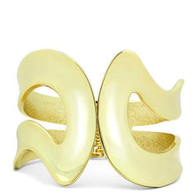 LO2124 - White Metal Bangle Flash Gold Women No Stone No Stone