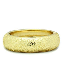 LO2132 - White Metal Bangle Flash Gold Women No Stone No Stone