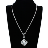 LO2341 - Brass Jewelry Sets Rhodium Women AAA Grade CZ Clear