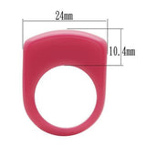 LO2383 - Resin Ring N/A Women Synthetic Multi Color