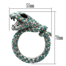LO2401 - White Metal Brooches Imitation Rhodium Women Top Grade Crystal Multi Color