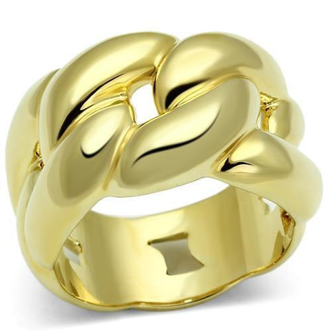 LO2491 - Brass Ring Gold Women No Stone No Stone