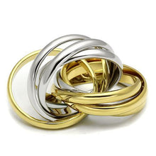 LO2527 - Brass Ring Gold+Rhodium Women No Stone No Stone