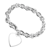 LO2549 - Brass Bracelet Silver Women No Stone No Stone