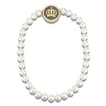 LO2647 - Brass Necklace Gold Women Semi-Precious Jet