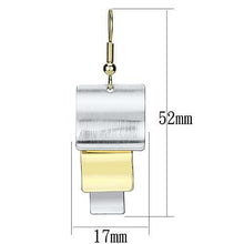 LO2654 - Iron Earrings Gold+Rhodium Women No Stone No Stone