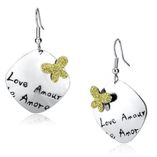 LO2664 - Iron Earrings Rhodium Women No Stone No Stone