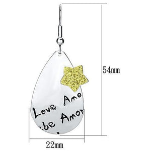 LO2665 - Iron Earrings Rhodium Women No Stone No Stone