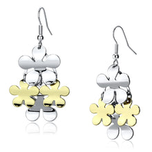 LO2686 - Iron Earrings Gold+Rhodium Women No Stone No Stone