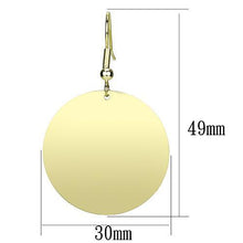 LO2705 - Iron Earrings Gold Women No Stone No Stone