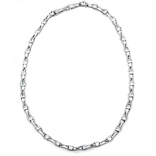 LO2709 - Brass Necklace Rhodium Women AAA Grade CZ Clear