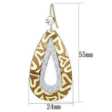 LO2732 - Iron Earrings Gold Women Top Grade Crystal Clear