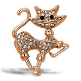 LO2819 - White Metal Brooches Imitation Rhodium Women Top Grade Crystal Clear
