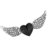 LO2908 - White Metal Brooches Imitation Rhodium Women Top Grade Crystal Clear