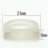 LO2965 - Resin Ring N/A Women Synthetic Clear