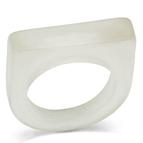 LO2965 - Resin Ring N/A Women Synthetic Clear