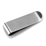 LO3379 - Stainless Steel Money clip High polished (no plating) Unisex No Stone No Stone
