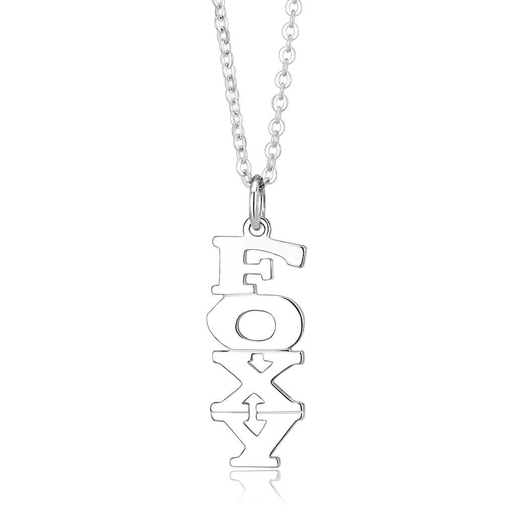 LO337 - Brass Pendant Silver Women No Stone No Stone