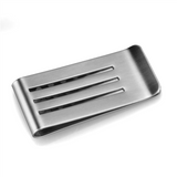 LO3383 - Stainless Steel Money clip High polished (no plating) Unisex No Stone No Stone
