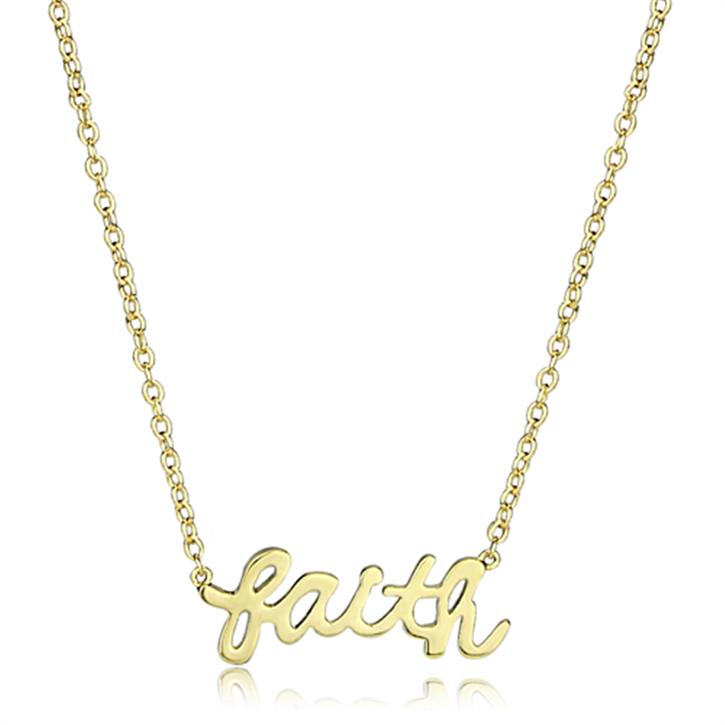 LO3485 - Brass Chain Pendant Gold Women No Stone No Stone