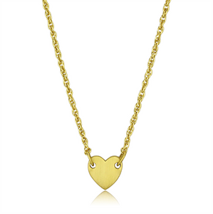 LO3843 - Brass Chain Pendant Gold & Brush Women No Stone No Stone