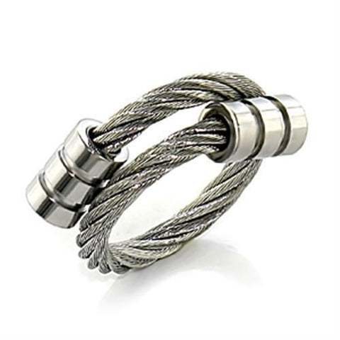 LO395 - Stainless Steel Ring N/A Women No Stone No Stone