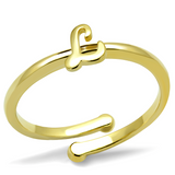 LO3998 - Brass Ring Flash Gold Women No Stone No Stone