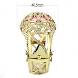 LO4347 - Brass Bangle Gold Women Synthetic Rose