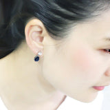 LO4684 - Brass Earrings Rhodium Women Synthetic Montana