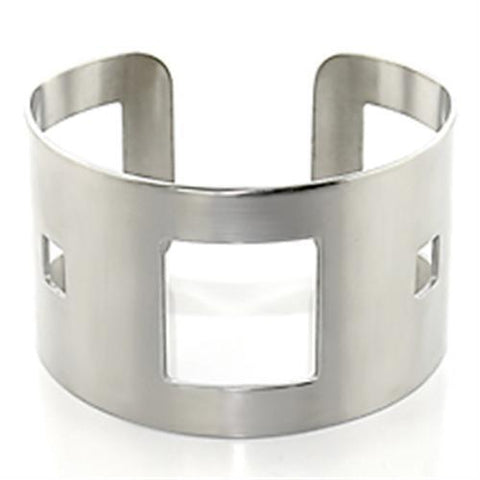 LO625 - Stainless Steel Bangle N/A Women No Stone No Stone