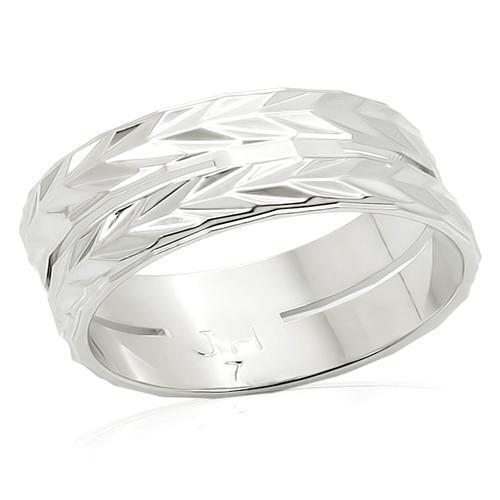 LO984 - Brass Ring Imitation Rhodium Unisex No Stone No Stone