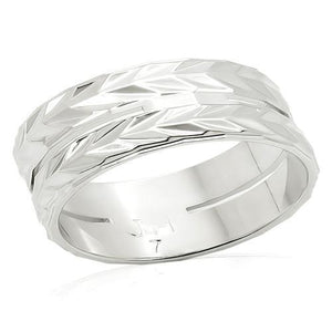 LO984 - Brass Ring Imitation Rhodium Unisex No Stone No Stone