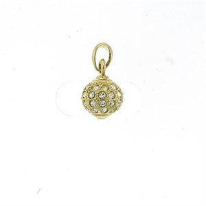 LOA391 - Brass Pendant Gold Women Top Grade Crystal Clear