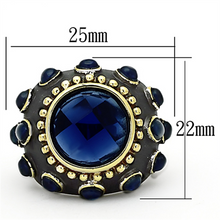 LOA880 - Brass Ring Reverse Two-Tone Women Synthetic Montana
