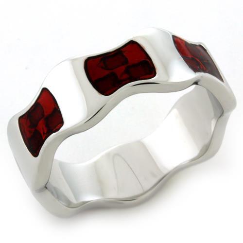 LOAS1072 - 925 Sterling Silver Ring Rhodium Women No Stone No Stone