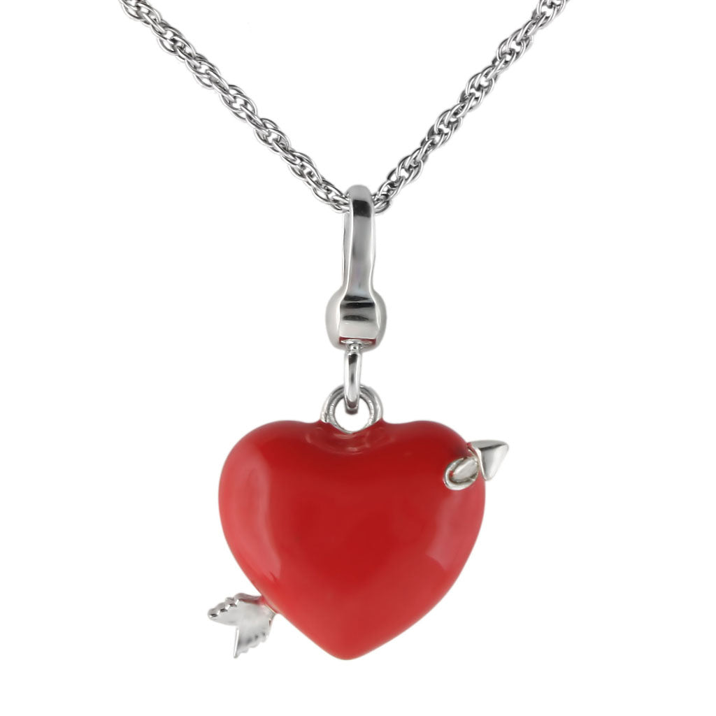 LOS418 - 925 Sterling Silver Chain Pendant Silver Women No Stone No Stone