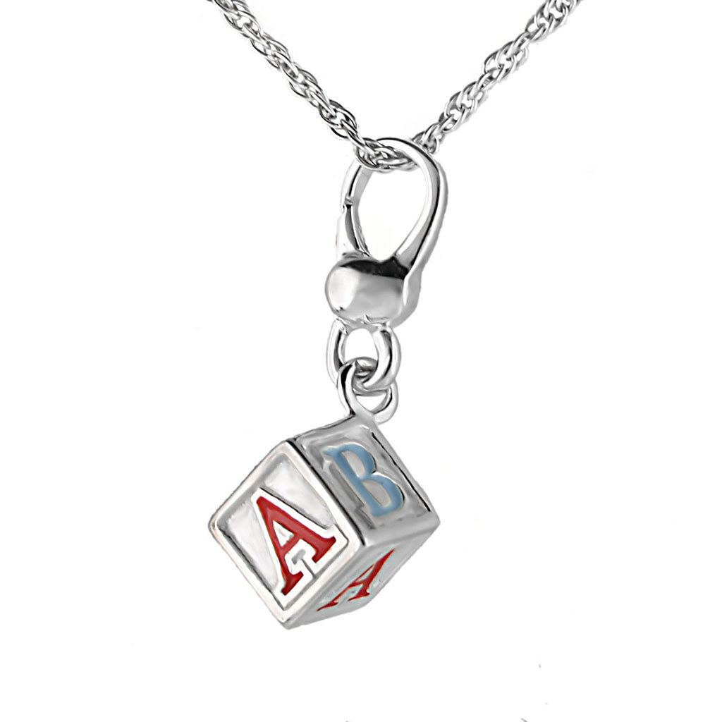 LOS424 - 925 Sterling Silver Chain Pendant Silver Women No Stone No Stone